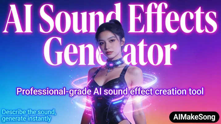 AIMagicmus 专业 AI 音效生成器界面